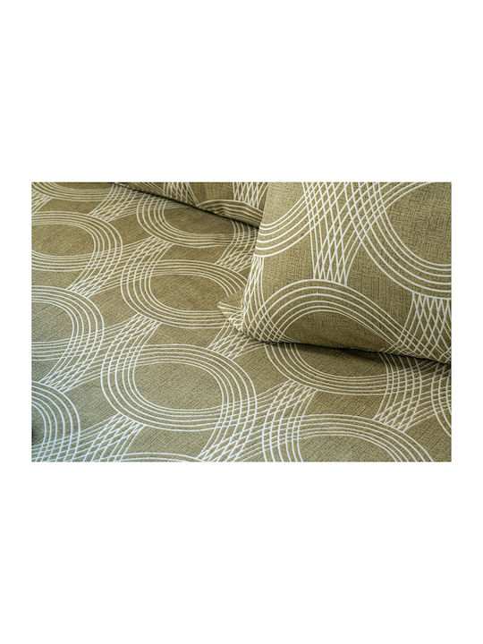 Beauty Home Single Quilt Set 160x230cm Glory Art 12377 Olive 12377PMMO