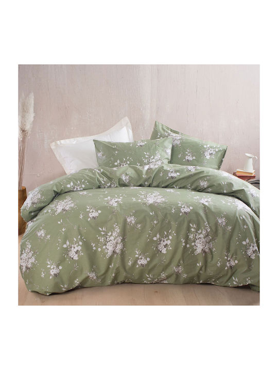 Rythmos Bettdecken-Set Einzelbett 160x240cm Linie Green 2Stück 380 GSMGsm