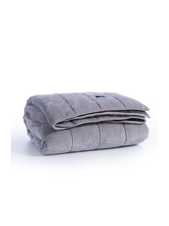 Nef-Nef Homeware Κουβερτοπάπλωμα Υπέρδιπλο 220x240εκ. Nau Coast Γκρι 250 GSM