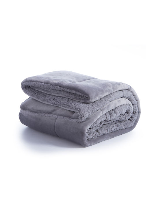 Nef-Nef Homeware Duvet Cover Queen 220x240cm Singular Gray 220 GSMGsm