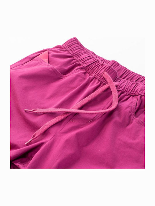 Damen Jogginghosen Hohe Taille Lila