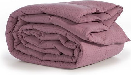 Nef-Nef Homeware Πάπλωμα Μονό με Γέμιση Microfiber 160x220εκ. Colorfull Purple 330 GSM
