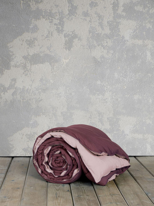 Nima Pilotă Single 160x240cm Abalone Nude / Bordeaux 12.5 togs Togs
