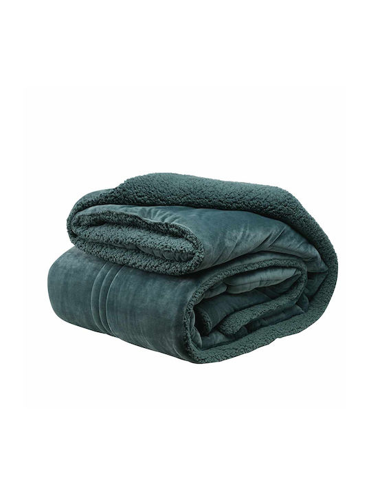 Kentia Duvet Cover Single 160x220cm Notturno Petrol Blue 730 GSMGsm