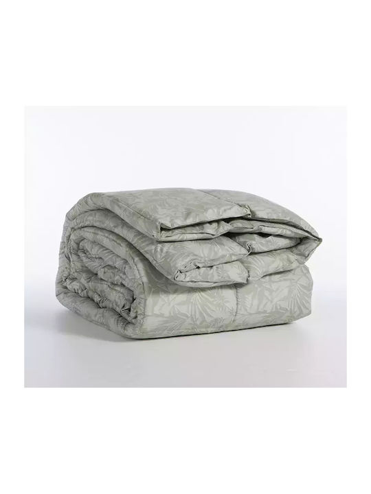 Nef-Nef Homeware Πάπλωμα Υπέρδιπλο με Γέμιση Microfiber 220x240εκ. Dazier Green 330 GSM