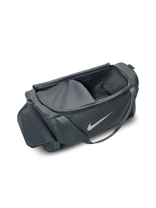 Nike Brasilia Men's Shoulder Bag for Gym Gray