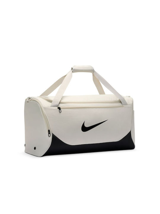 Nike Brasilia Men's Shoulder Bag For Gym Beige