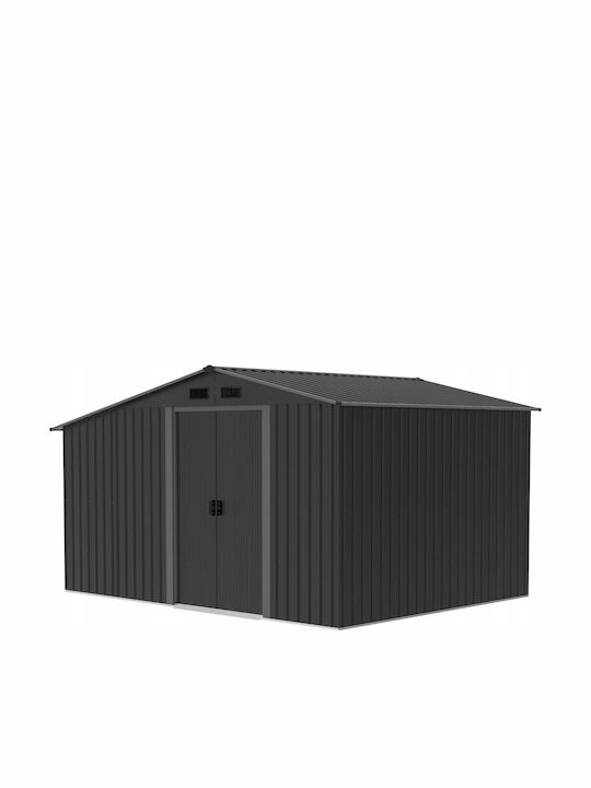 Depozit Metalic De Grădină Galvanizat L3.08xLățime2.45xÎnălțime2.02m