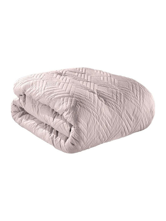 Guy Laroche Bettdecke Einzelbett mit Hollowfiber-Füllung 160x220cm Eden Pudra