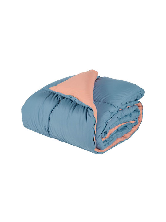 Das Home Duvet Queen with Microfiber Filling 220x240cm 9642 Orange 550 GSMGsm 10.5 togs Togs