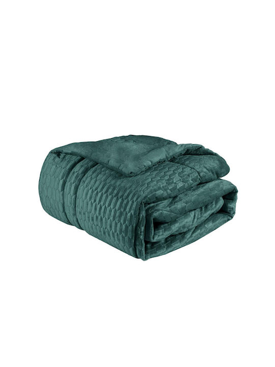 Guy Laroche Duvet Queen 240x260cm Gali Emerald 660 GSMGsm