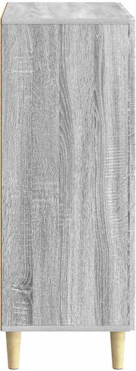 Bufet Din Lemn cu Sertare Sonoma Gri 66x34.5x90cm