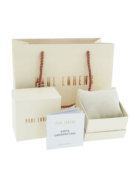 Paul Lorens Women's Watch 22mm Battery with Gold Metal Bracelet
