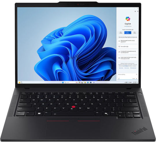 Lenovo ThinkPad P14s Gen 5 14" IPS FHD+ Touchscreen (Ryzen 5 Pro-8640HS/48GB/256GB SSD/Windows 11 Pro) (Английска (Великобритания) клавиатура)