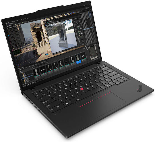 Lenovo ThinkPad P14s Gen 5 14" IPS FHD+ Touchscreen (Ryzen 5 Pro-8640HS/48GB/256GB SSD/Windows 11 Pro) (Английска (Великобритания) клавиатура)