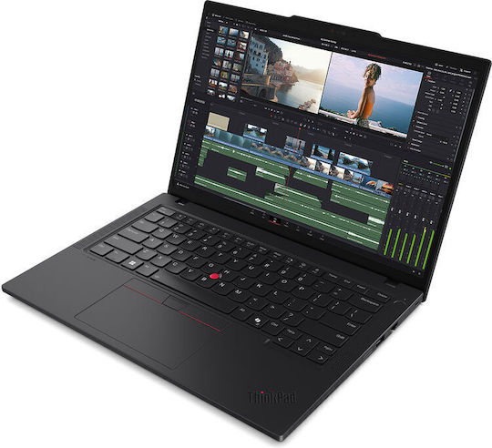 Lenovo ThinkPad P14s Gen 5 14" IPS FHD+ Touchscreen (Ryzen 5 Pro-8640HS/48GB/256GB SSD/Windows 11 Pro) (Английска (Великобритания) клавиатура)