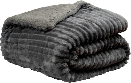 Epavlis Homeware Κουβερτοπάπλωμα Υπέρδιπλο 220x240εκ. Σχ.3012 Γκρί
