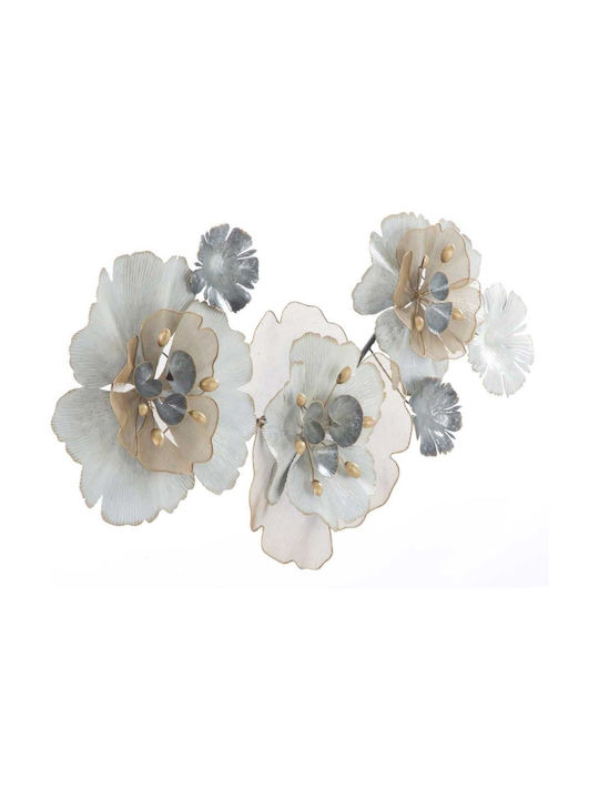 Mauro F Wall Decor Made of Metallic 119x8x60cm