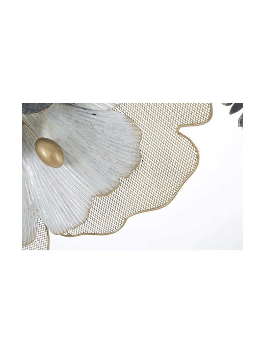 Mauro F Wall Decor Made of Metallic 119x8x60cm