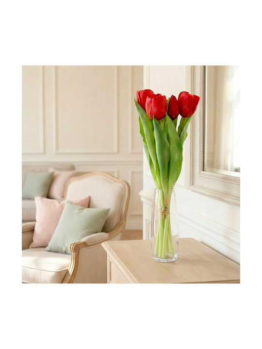 Bouquet of Red Tulips 31cm Saska Garden