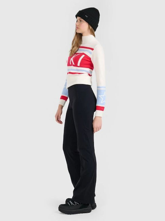 Tägliche Damen Lang High Taille Leggings Schwarz
