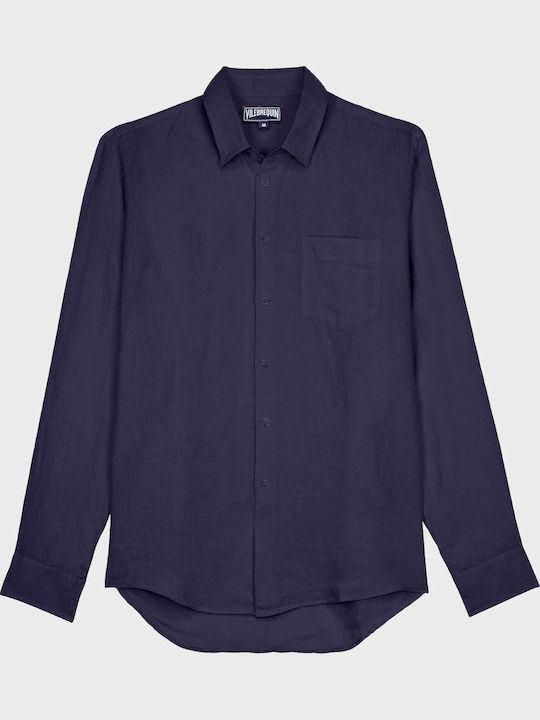 Short Sleeve Shirt in Regular Fit Light Blue