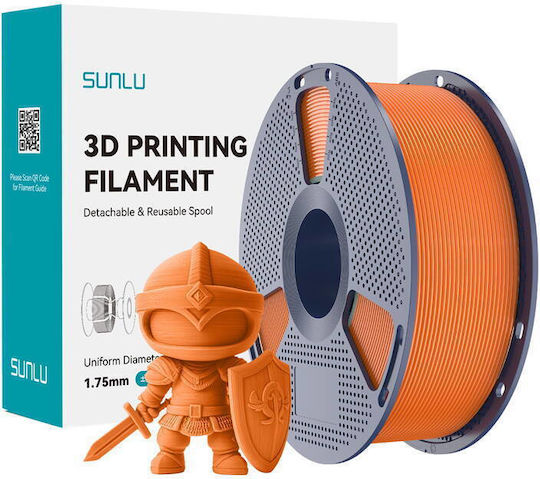 Sunlu PLA+ 3D Printer Filament Πορτοκαλί