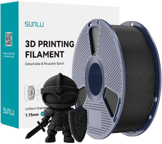 Sunlu PLA+ 3D Printer Filament Μαύρο