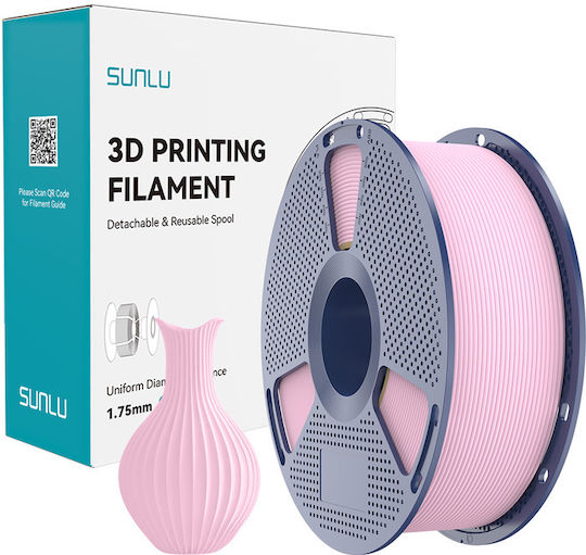 Sunlu PLA+ 3D Printer Filament 1.75mm Ροζ 1kg