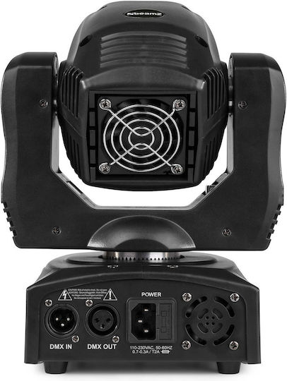 BeamZPro Φωτορυθμικό Spot LED DMX με Ρομποτική Κεφαλή Panther 70 IR RGBW