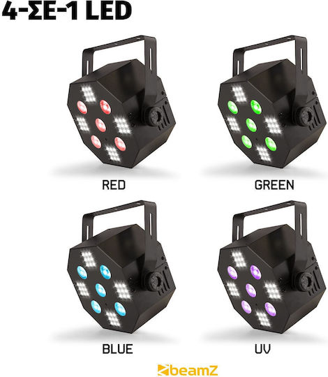 BeamZPro Strobe Light LED PAR DMX Multiace2 RGB