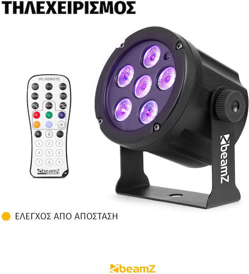 BeamZPro Moving Light LED PAR SlimPar 30 6x2W UV