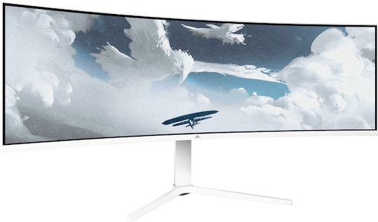 Arozzi Nova Ultrawide Curved Monitor 49" 5120x1440 165Hz Λευκό