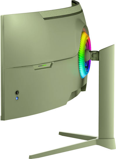 Arozzi Nova Gebogener Monitor 49" 5440x1440 165Hz mit Reaktionszeit 4ms GTG Grüne