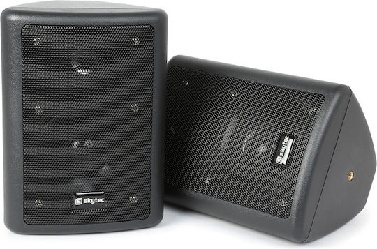 Skytec 2-Wege 4" Passiv Installationslautsprecher Paar Schwarz