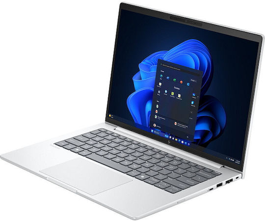 HP EliteBook 8 G1i 14 Zoll IPS QHD+ (Ultra 7-258V/32GB/1TB SSD/W11 Pro) Gletscher Silber (Englisch US Tastatursprache)