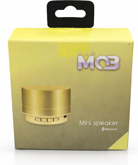 Mad Mob MQ3 Ηχείο Bluetooth Κίτρινο
