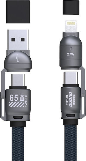 Dudao USB-C to Lightning Cable 65W Μπλε