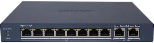 Hikvision HiLook NS-0518P-125 Unmanaged L2 PoE+ Switch with 16 Gigabit (1Gbps) Ethernet Ports and 2 SFP Ports