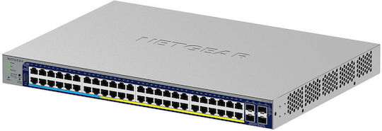 NetGear GS752TXUP-300EUS v3 Managed L2 Switch με 48 Θύρες Gigabit (1Gbps) Ethernet και 4 SFP Θύρες