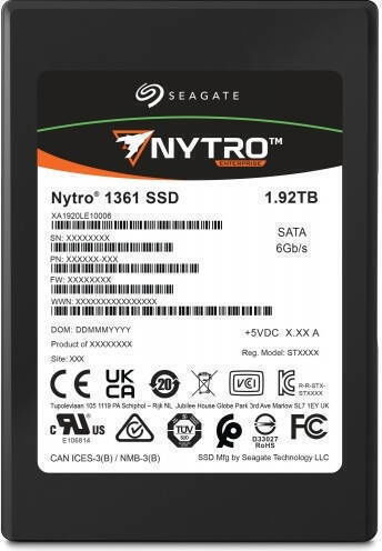 Seagate Nytro 1361 SSD 3.8TB 2.5'' SATA III Connection