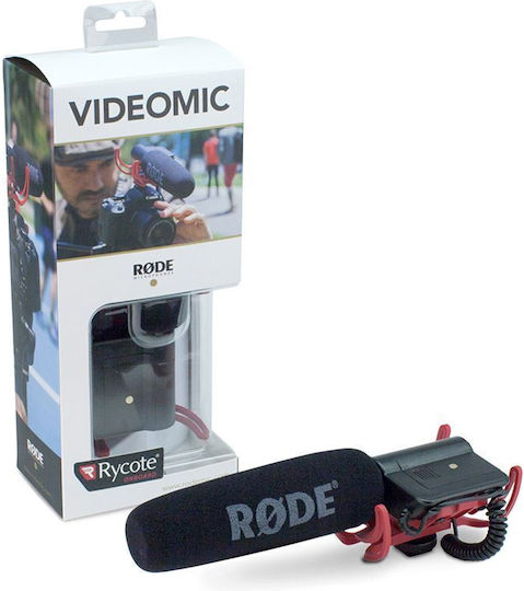 Rode VideoMic GO Kit Πυκνωτικό Μικρόφωνο 3.5mm Shock Mounted για Κάμερα