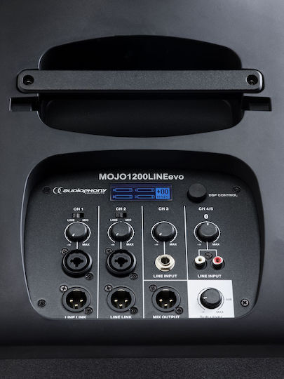 Audiophony MOJO1200LINEevo H11174 Σετ με Αυτοενισχυόμενα Ηχεία PA 430W με Woofer 10" 38.9x62x62εκ.