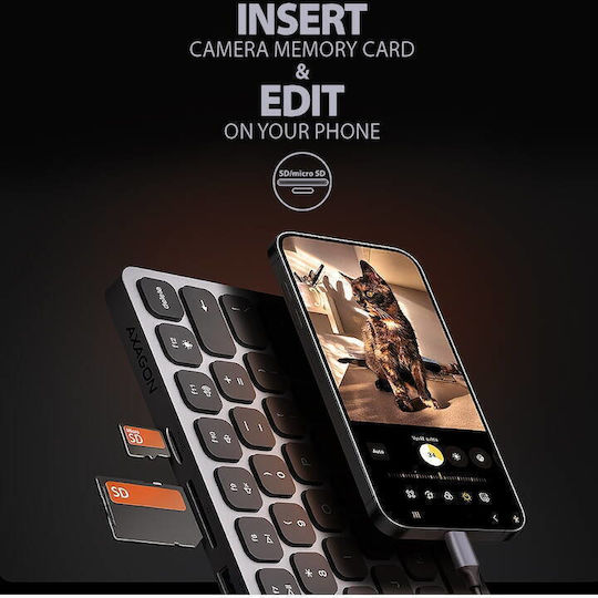 Axagon HMC Keyboard Only English US