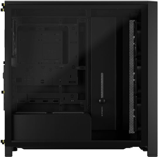 Corsair FRAME 4000D WOOD RS Gaming Midi Tower Computer Case with Side Window Black/Walnut