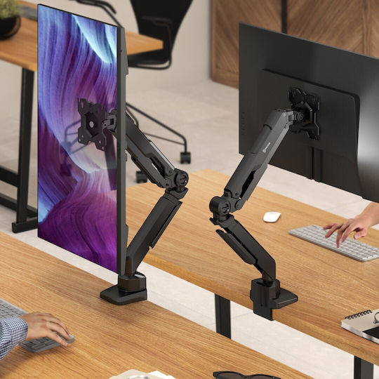 Onkron Βάση Γραφείου Οθόνης έως 34" με Βραχίονα (G90-B)