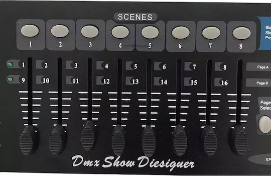 DMX 512 DMX Controller Lighting Console with 192 Control Channels