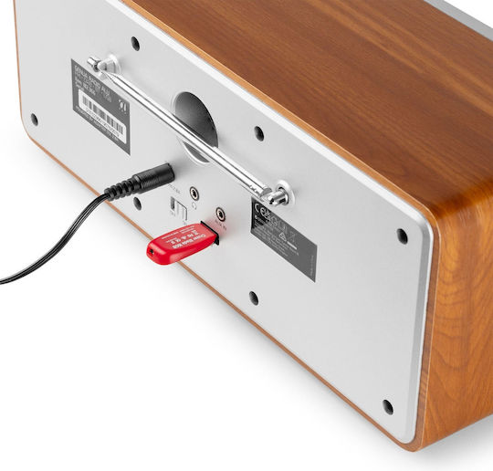 Audizio GENUA Cu alimentare la rețea DAB+ cu Bluetooth Argintiu