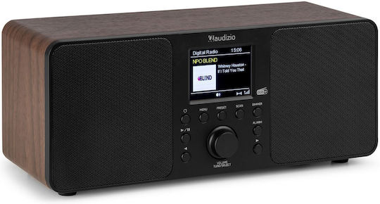 Audizio GENUA Tabletop Radio Electric DAB+ with Bluetooth Wood