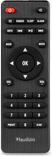 Audizio GENUA Tabletop Radio Electric DAB+ with Bluetooth Wood